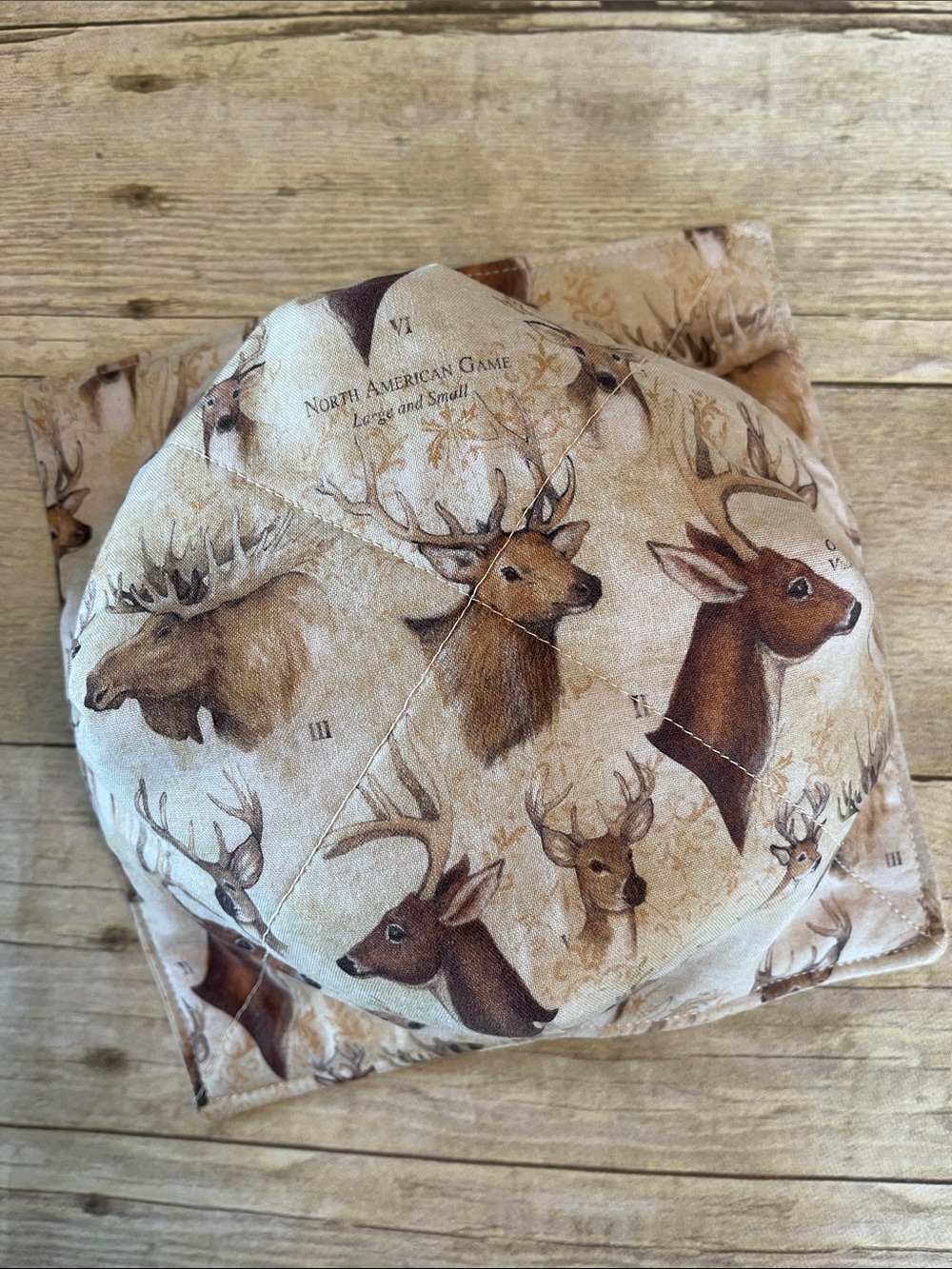 Microwave Bowl Cozy Wildlife Deer North American Game Hunter Gift